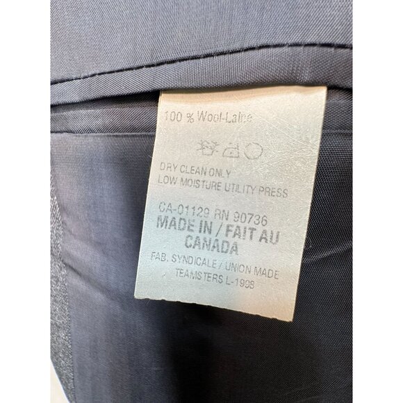 Lauren Ralph Lauren Mens Wool Suit Jacket Blazer Size 44R Grey Classic - Picture 4 of 14